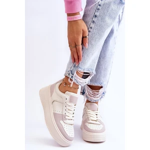 Women's High Platform Shoes Light Beige Bexley
