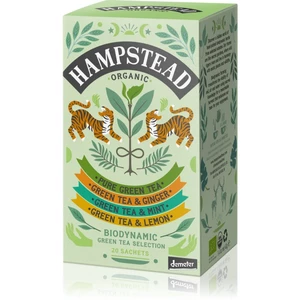Hampstead Tea London Green Tea Selection BIO porciovaný čaj 20 ks