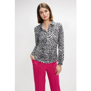 MONNARI Woman's Blouses Patterned Women's Blouse Multi Black