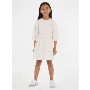 Light Pink Girls' Dress Tommy Hilfiger Structured Knit Dress - Girls