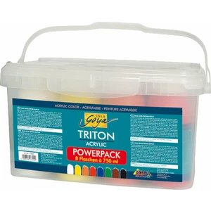 Kreul Triton Sada akrylových barev 8x750ml