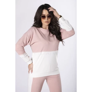 two-tone tracksuit with lace