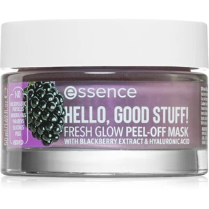 Essence Hello, Good Stuff! Blackberry & Hyaluronic Acid osvěžující slupovací maska 50 ml