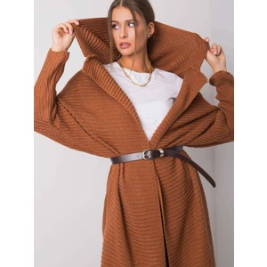 Brown cardigan Och Bella cjok0318. R52