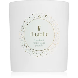 Flagolie White Label Kumquat, Ylang-Ylang, Patchouli vonná sviečka 150 g