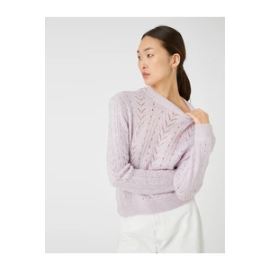 Koton Knitted Sweater Crew Neck Long Sleeve