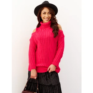 Sweater amaranth By la la cxp1176.amaranth
