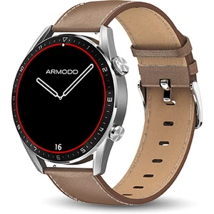 ARMODD Silentwatch 5 Pro inteligentné hodinky farba Silver/Leather 1 ks