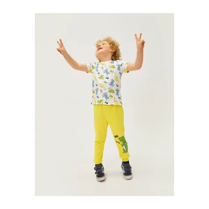 Koton Regular Leg Yellow Baby Sweatpants 3smb40024tk.