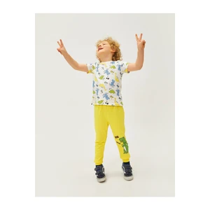 Koton Regular Leg Yellow Baby Sweatpants 3smb40024tk.