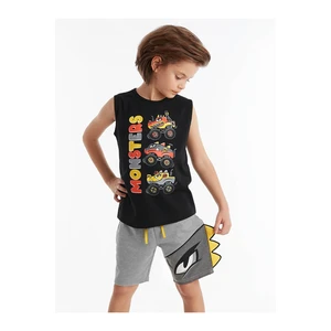 Denokids Monster Cars Boys Shorts Set