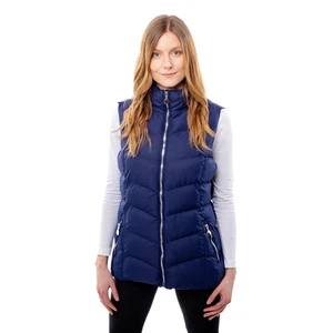 Women's quilted vest GLANO - dark blue