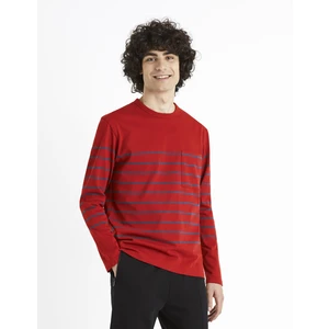 Celio Striped T-shirt Veboxmlr - Men