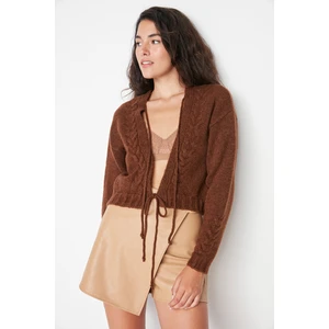 Trendyol Cardigan - Brown - Regular fit