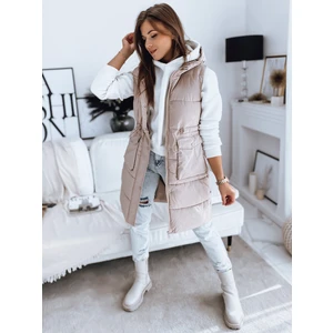 Women's quilted vest LADISA coffee Dstreet