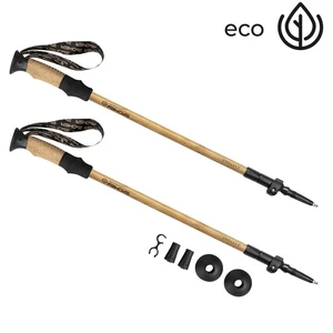 Spokey EKO FRIENDLY BASTONE Trekking buds, 3-piece, made of natural bamboo