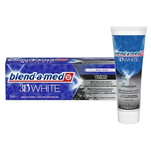 Blend-a-med 3D White Charcoal bieliaca zubná pasta s aktívnym uhlím 75 ml