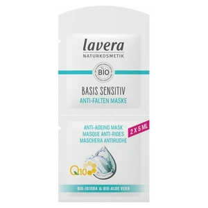 Lavera Basis Sensitiv Q10 protivrásková a spevňujúca maska na tvár s koenzýmom Q10 2x5 ml