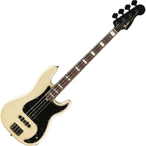 Fender Duff McKagan Deluxe Precision Bass RW Perlă albă