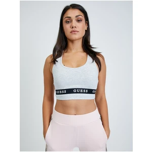 Light Grey Brindle Sports Bra Guess Aline - Women