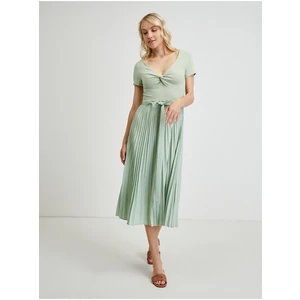 Light Green Women's Midish dress Guess Erynn - Women