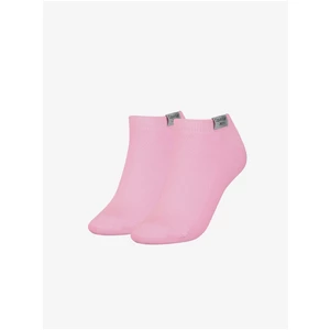 Set of two pairs of women's socks in pink Calvin Klein - Ladies