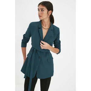 Trendyol Emerald Green Tie Jacket