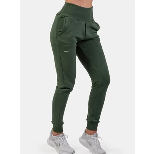 Nebbia High-Waist Loose Fit Sweatpants "Feeling Good" Dark Green S
