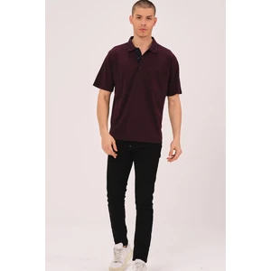 T0064 DEWBERRY MEN'S T-SHIRT-BURGUNDY