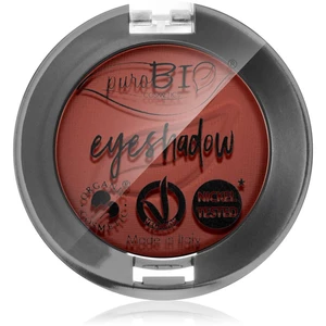 puroBIO Cosmetics Compact Eyeshadows očné tiene odtieň 13 Marsala 2,5 g