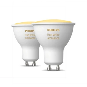 Philips Lighting Hue LED žiarovka (sada 2 ks) 871951434012100 En.trieda 2021: G (A - G) Hue White Ambiance GU10 Doppelpa