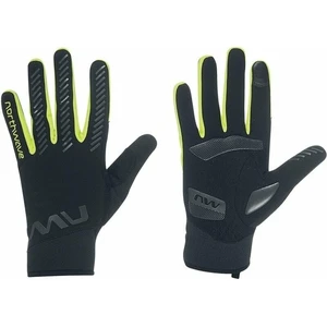 Northwave Active Gel Glove Black/Yellow Fluo L