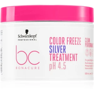 Schwarzkopf Professional BC Bonacure Color Freeze Silver Treatment pH 4.5 Clean Performance maska o działaniu neutralizującym żółte odcienie 500 ml