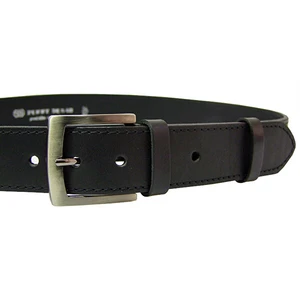 Penny Belts Pánský kožený opasek 25-1-60 Černý 105 cm