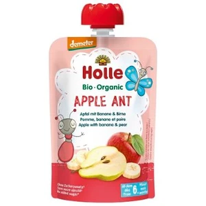 HOLLE Apple Ant Bio pyré jablko banán hruška 100 g (6+)