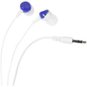Hi-Fi špuntová sluchátka Vivanco SR 3 BLUE 34887, bílá, modrá