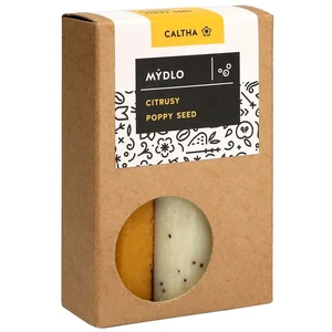 CALTHA Tuhé mydlo Citrusové s poppy seed 100 g