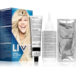 Schwarzkopf LIVE Intense Gel Colour permanentná farba na vlasy odtieň 10.21 Baby Blonde