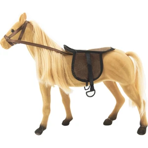 Kůň velký s doplňky fliška 38 cm