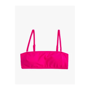 Koton Strapless Bikini Top with Thin Straps Covered