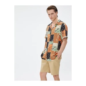 Koton Chino Shorts with Tie Waist Pocket Cotton Cotton