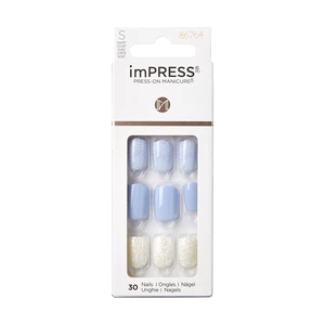 KISS Samolepiace nechty imPRESS Nails Lavender Whisper 30 ks