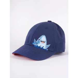 Yoclub Kids's Boy's Baseball Cap CZD-0626C-A100 Navy Blue