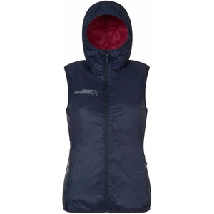 Rock Experience Golden Gate Hoodie Padded Woman Vest Blue Nights/Cherries Jubilee M Gilet outdoor