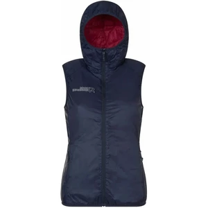 Rock Experience Golden Gate Hoodie Padded Woman Vest Blue Nights/Cherries Jubilee M Chaleco para exteriores