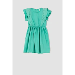 DEFACTO Regular Fit Short Sleeve Woven Dress