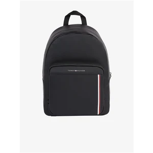 Black Men's Tommy Hilfiger Pique Backpack - Men's