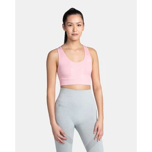 Women's seamless sports bra KILPI WINIE-W Light pink