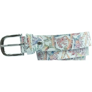 Alberto Gürtel Printed Leather Belt Curele