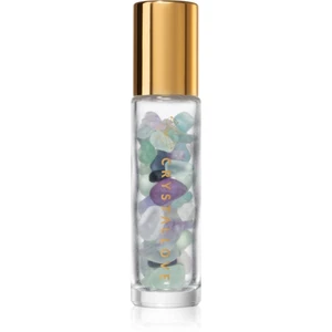 Crystallove Fluorite Rainbow Oil Bottle roll-on s kryštálmi plniteľný 10 ml